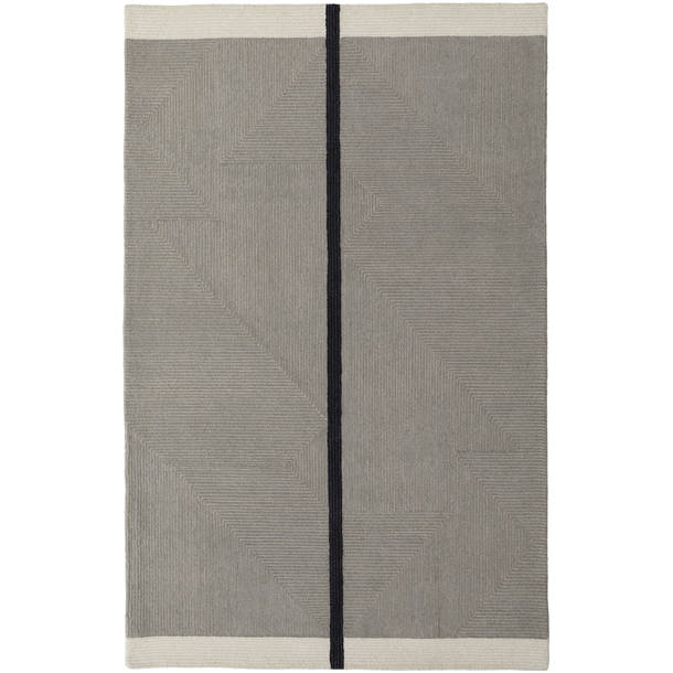 Raku Hand Tufted Wool Ivory/Black Rug & Reviews AllModern